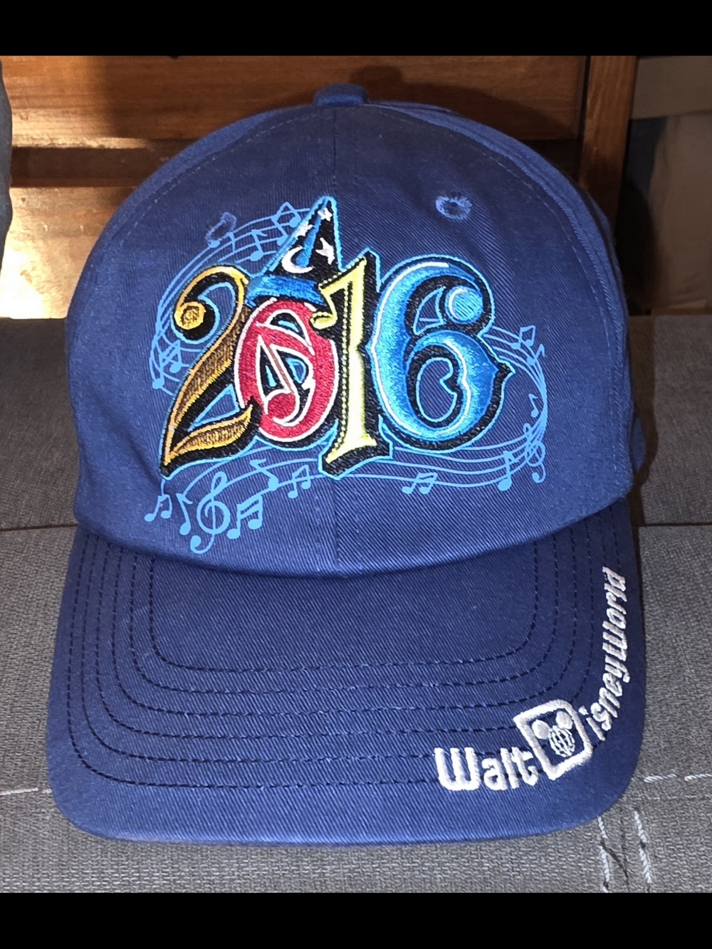 BNWT- Disneyland 2016 Embroidered Navy Hat